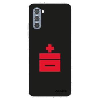 Picasee silikónový prehľadný obal pre Motorola Moto G62 - Le Plastenciaga