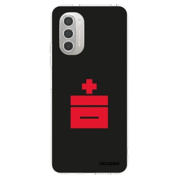 Picasee silikónový prehľadný obal pre Motorola Moto G51 - Le Plastenciaga