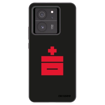 Picasee silikónový čierny obal pre Xiaomi 13T Pro - Le Plastenciaga