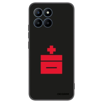 Picasee silikónový čierny obal pre Honor 70 Lite - Le Plastenciaga