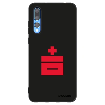 Picasee silikónový čierny obal pre Huawei P20 Pro - Le Plastenciaga