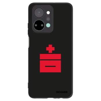 Picasee silikónový čierny obal pre Honor X7a - Le Plastenciaga