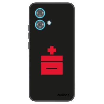 Picasee silikónový čierny obal pre Motorola Edge 40 Neo - Le Plastenciaga