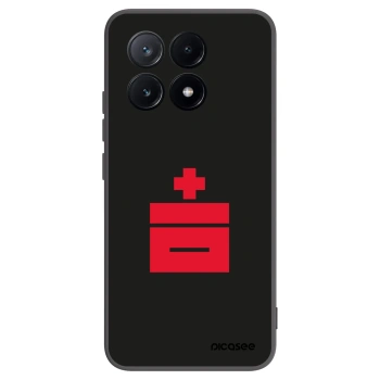 Picasee silikónový čierny obal pre Xiaomi Poco X6 Pro - Le Plastenciaga