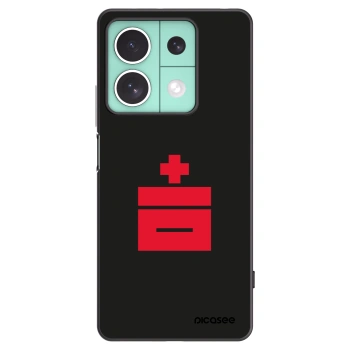 Picasee silikónový čierny obal pre Xiaomi Redmi Note 13 5G - Le Plastenciaga