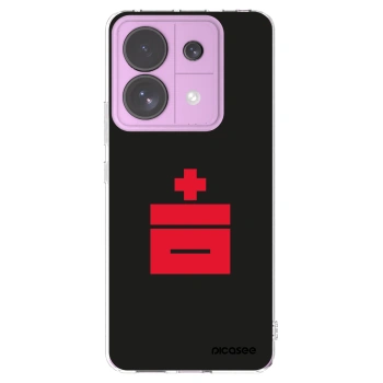 Picasee silikónový prehľadný obal pre Xiaomi Redmi Note 13 Pro 5G - Le Plastenciaga