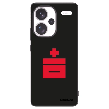 Picasee silikónový čierny obal pre Xiaomi Redmi Note 13 Pro+ 5G - Le Plastenciaga