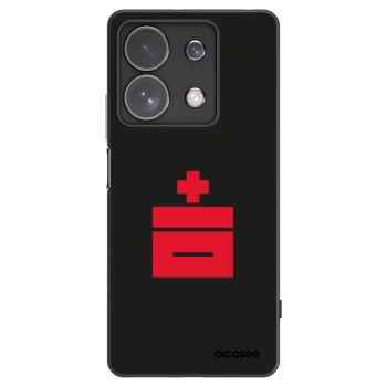 Picasee silikónový čierny obal pre Xiaomi Redmi Note 13 Pro 4G - Le Plastenciaga