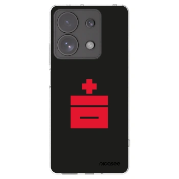 Picasee silikónový prehľadný obal pre Xiaomi Redmi Note 13 Pro 4G - Le Plastenciaga