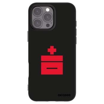 Picasee silikónový čierny obal pre Apple iPhone 16 Pro Max - Le Plastenciaga