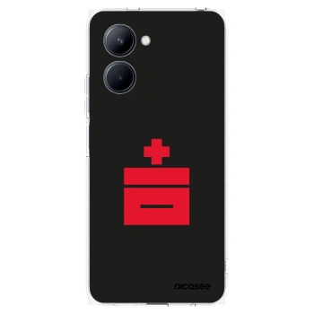 Picasee silikónový prehľadný obal pre Realme C33 (2023) - Le Plastenciaga