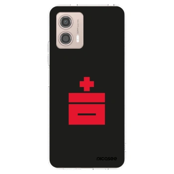 Picasee silikónový prehľadný obal pre Motorola Moto G53 5G - Le Plastenciaga