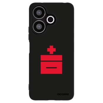 Picasee silikónový čierny obal pre Xiaomi Redmi 13 4G - Le Plastenciaga