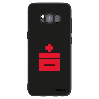 Picasee silikónový čierny obal pre Samsung Galaxy S8 G950F - Le Plastenciaga