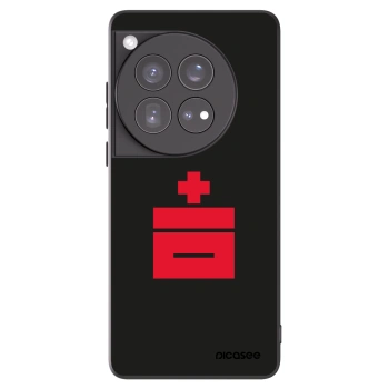 Picasee silikónový čierny obal pre OnePlus 12 5G - Le Plastenciaga