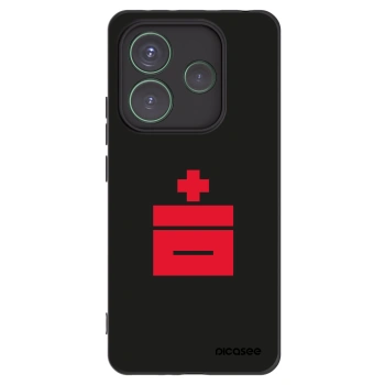 Picasee silikónový čierny obal pre Xiaomi Redmi Note 14 5G - Le Plastenciaga