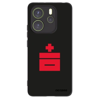 Picasee silikónový čierny obal pre Xiaomi Redmi Note 14 4G - Le Plastenciaga