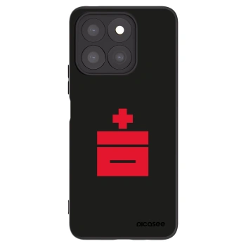 Picasee silikónový čierny obal pre Honor X8c - Le Plastenciaga