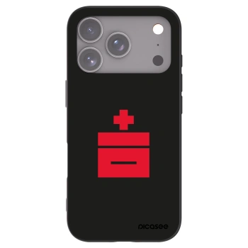 Picasee silikónový čierny obal pre Apple iPhone 17 Pro - Le Plastenciaga