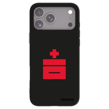 Picasee silikónový čierny obal pre Apple iPhone 17 Pro Max - Le Plastenciaga