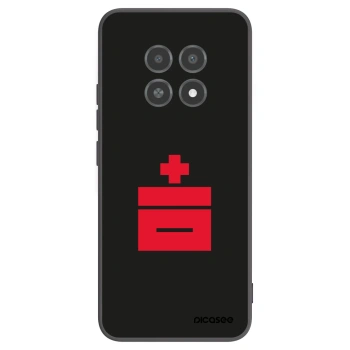 Picasee silikónový čierny obal pre Realme 12X - Le Plastenciaga
