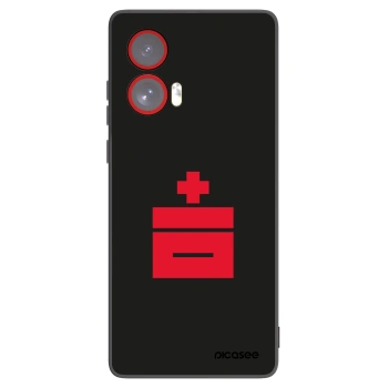 Picasee silikónový čierny obal pre Motorola Edge 50 Fusion - Le Plastenciaga