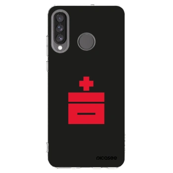 Picasee silikónový prehľadný obal pre Huawei P30 Lite - Le Plastenciaga