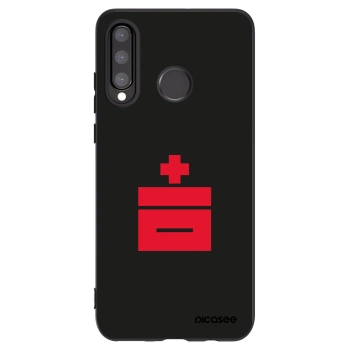 Picasee silikónový čierny obal pre Huawei P30 Lite - Le Plastenciaga