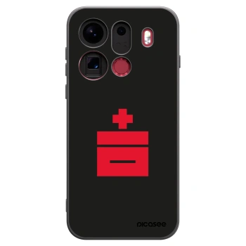 Picasee silikónový čierny obal pre OPPO Find X9 Pro - Le Plastenciaga