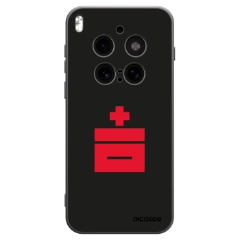 Picasee silikónový čierny obal pre Vivo X300 Pro - Le Plastenciaga