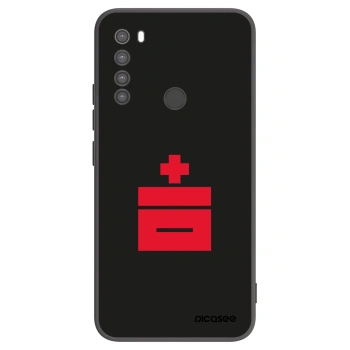 Picasee silikónový čierny obal pre Xiaomi Redmi Note 8 - Le Plastenciaga