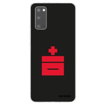 Picasee silikónový prehľadný obal pre Samsung Galaxy S20 G980F - Le Plastenciaga