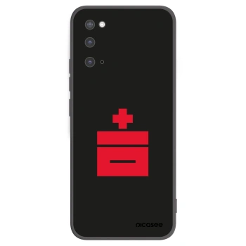 Picasee silikónový čierny obal pre Samsung Galaxy S20 G980F - Le Plastenciaga