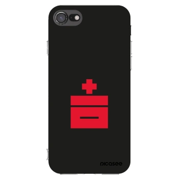 Picasee silikónový prehľadný obal pre Apple iPhone SE 2020 - Le Plastenciaga