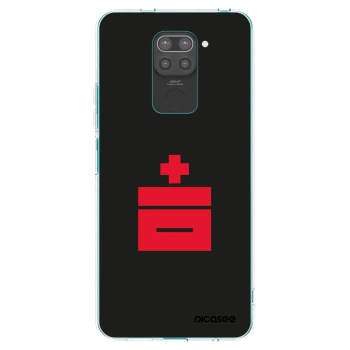 Picasee silikónový čierny obal pre Xiaomi Redmi Note 9 - Le Plastenciaga