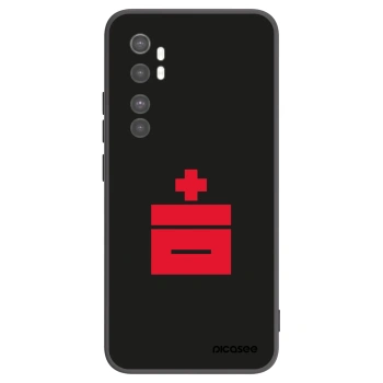 Picasee silikónový čierny obal pre Xiaomi Mi Note 10 Lite - Le Plastenciaga