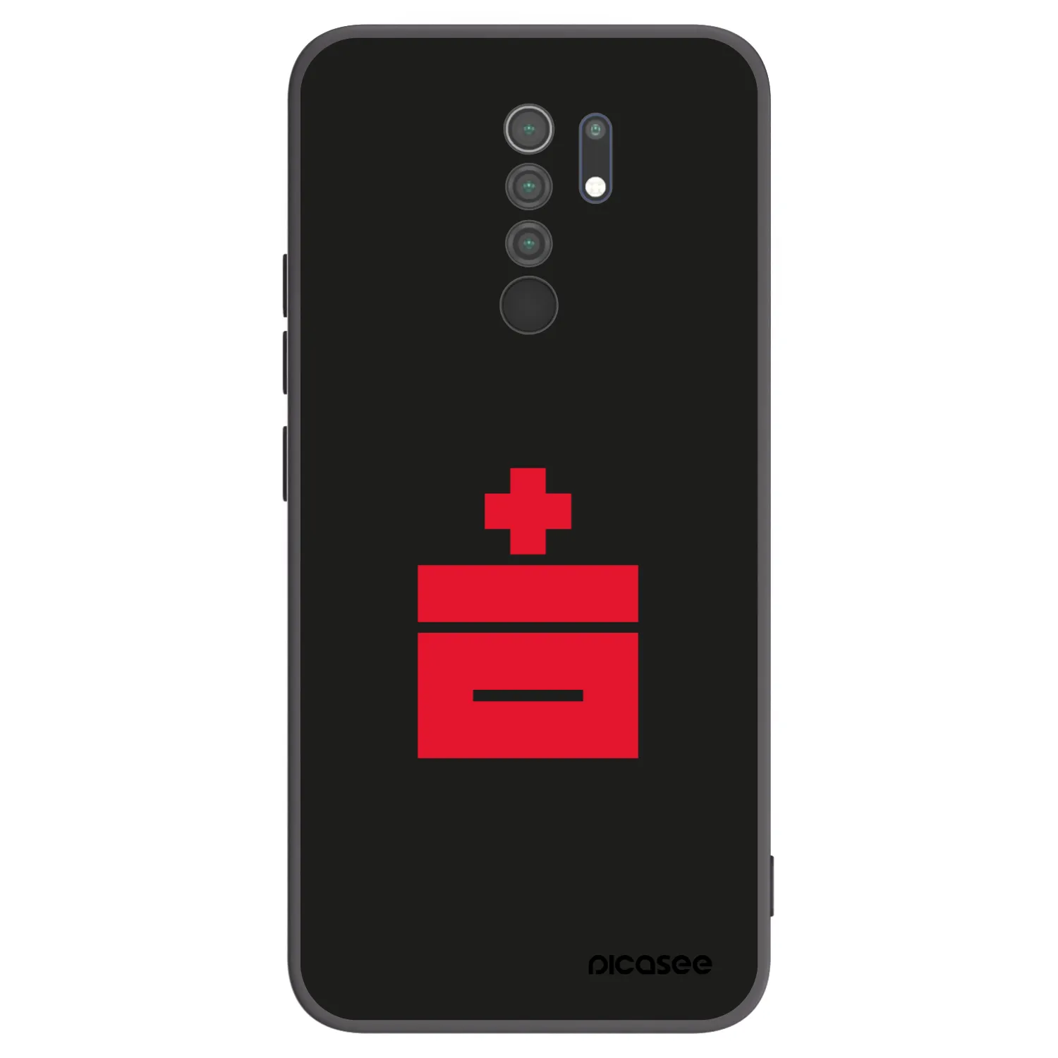 Picasee silikónový čierny obal pre Xiaomi Redmi 9 - Le Plastenciaga