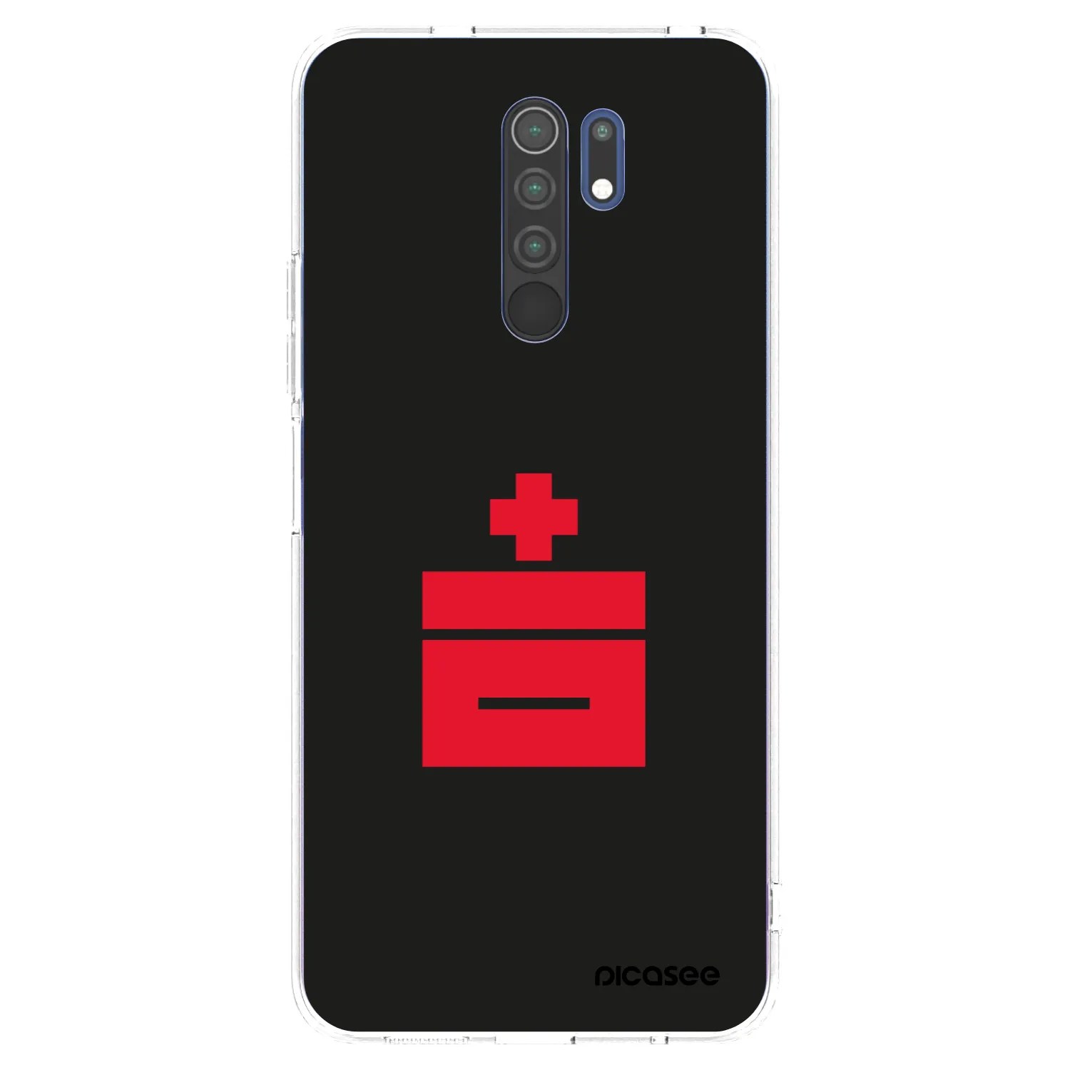 Picasee silikónový prehľadný obal pre Xiaomi Redmi 9 - Le Plastenciaga