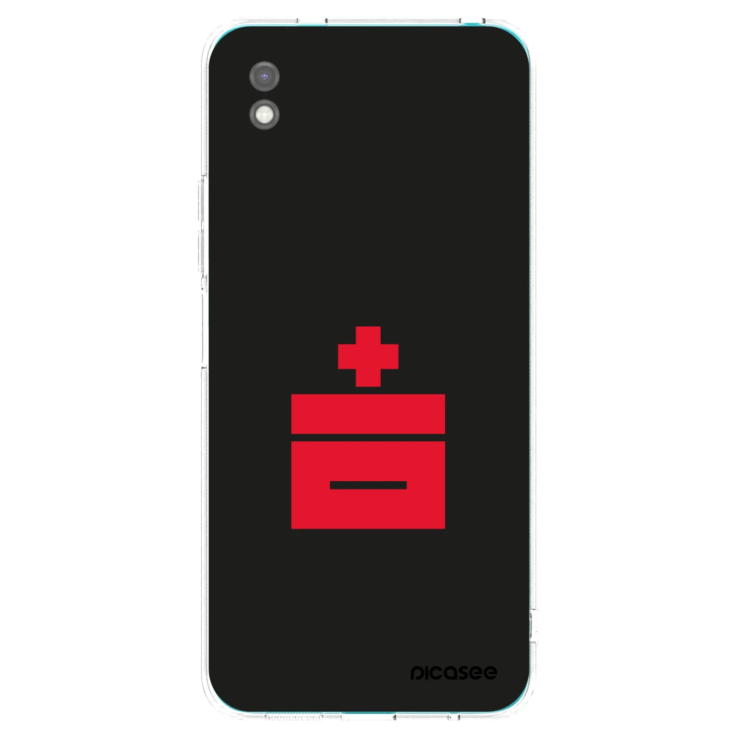 Picasee silikónový čierny obal pre Xiaomi Redmi 9A - Le Plastenciaga