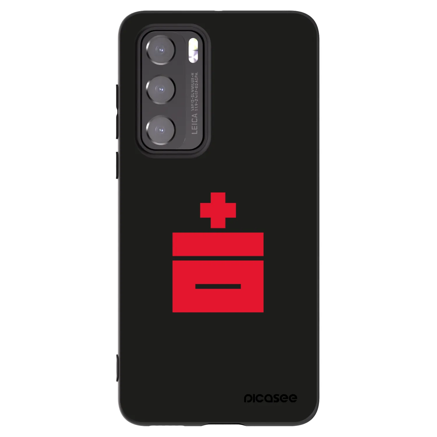 Picasee silikónový čierny obal pre Huawei P40 - Le Plastenciaga