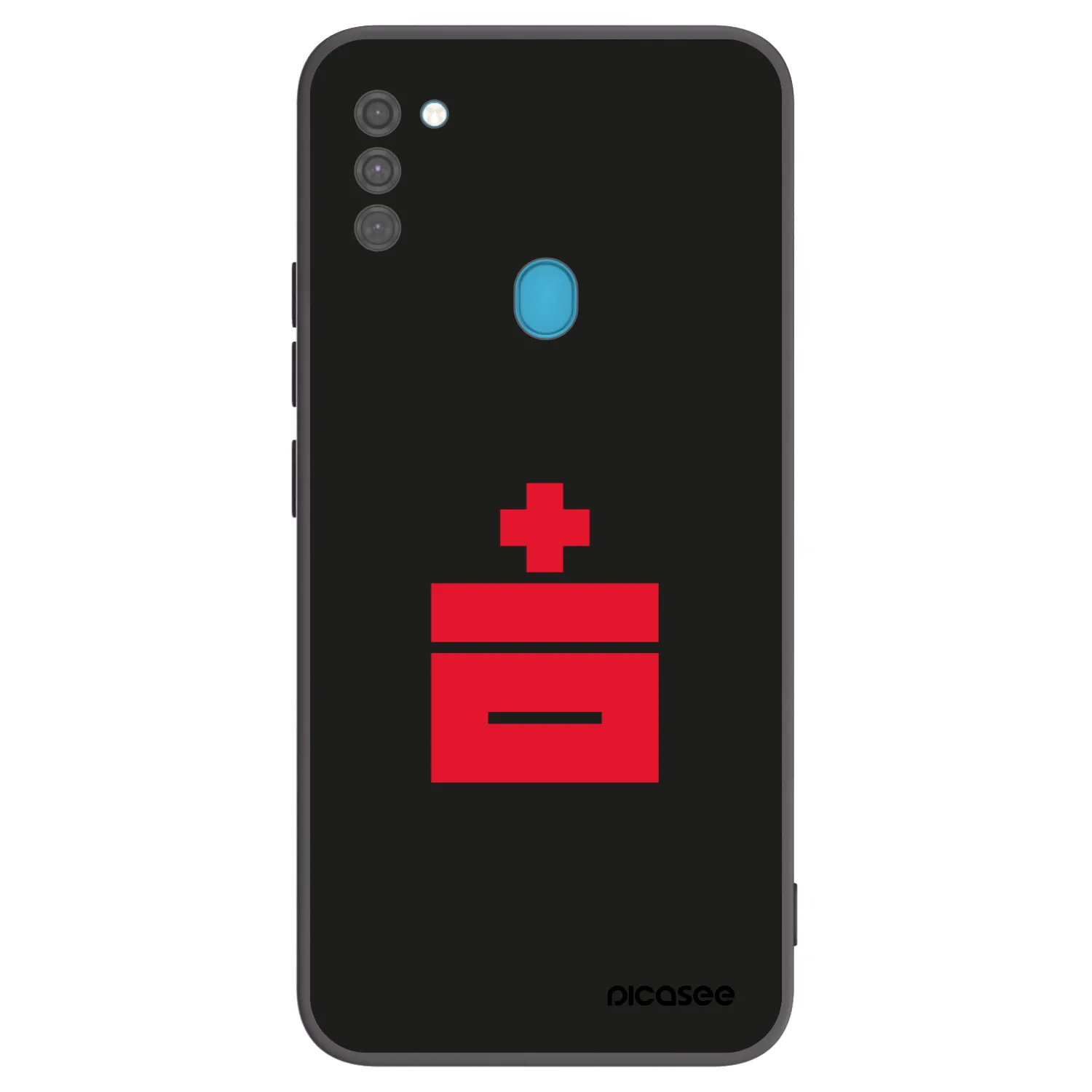Picasee silikónový čierny obal pre Samsung Galaxy M11 - Le Plastenciaga