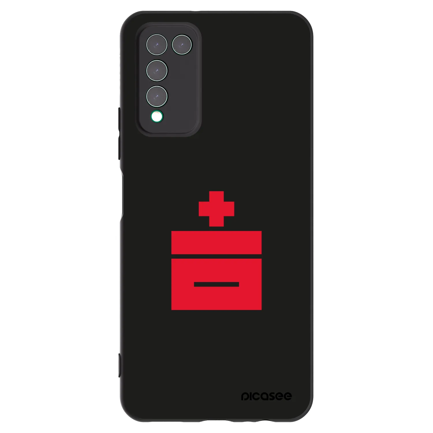 Picasee silikónový čierny obal pre Honor 10X Lite - Le Plastenciaga