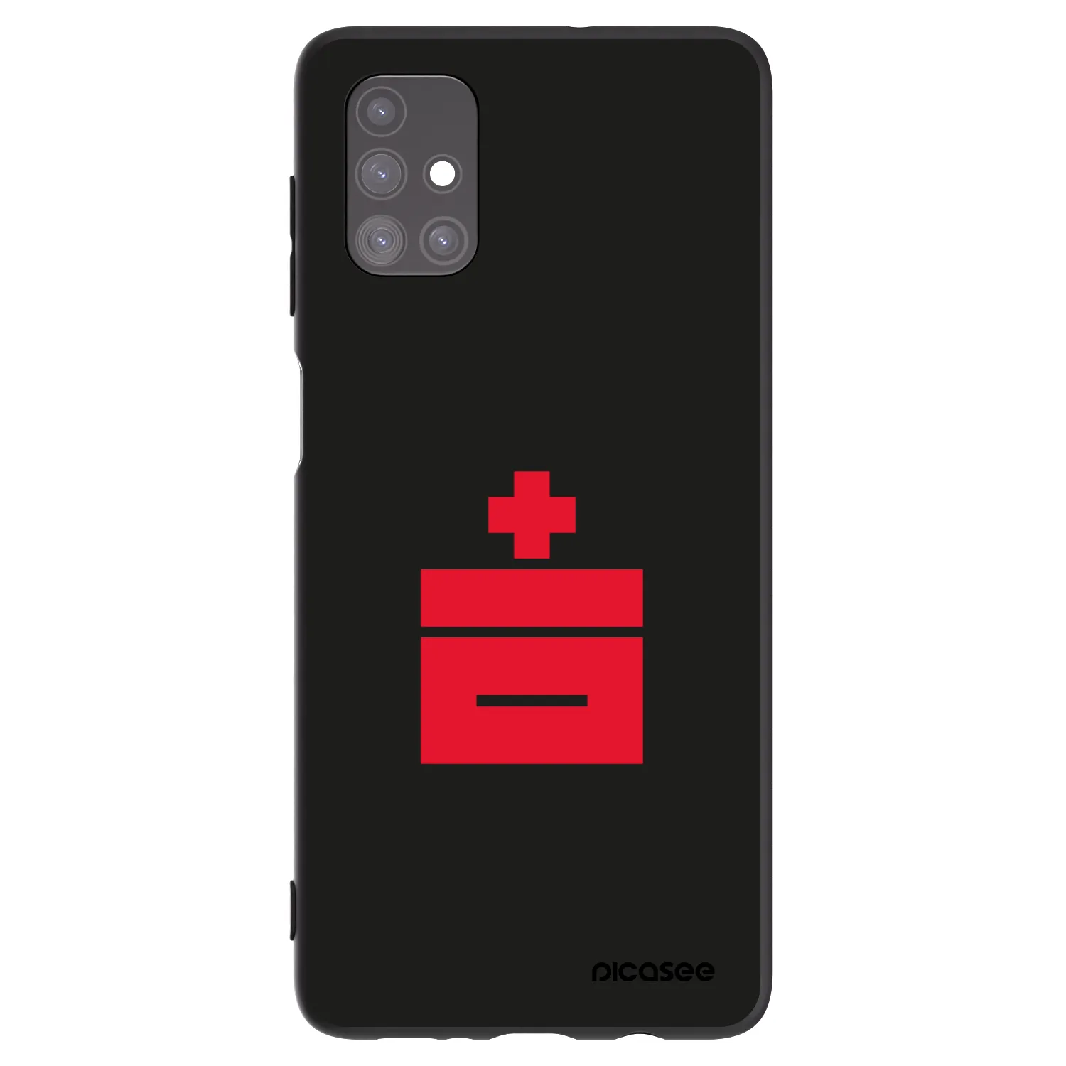 Picasee silikónový čierny obal pre Samsung Galaxy M51 M515F - Le Plastenciaga