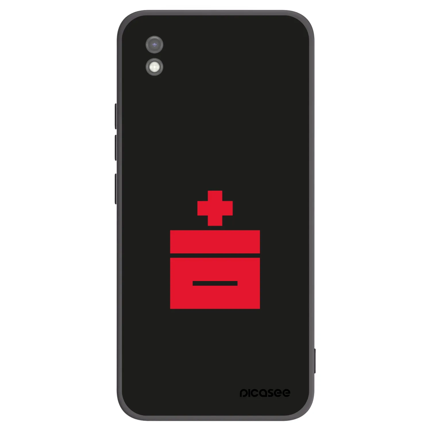 Picasee silikónový čierny obal pre Xiaomi Redmi 9AT - Le Plastenciaga