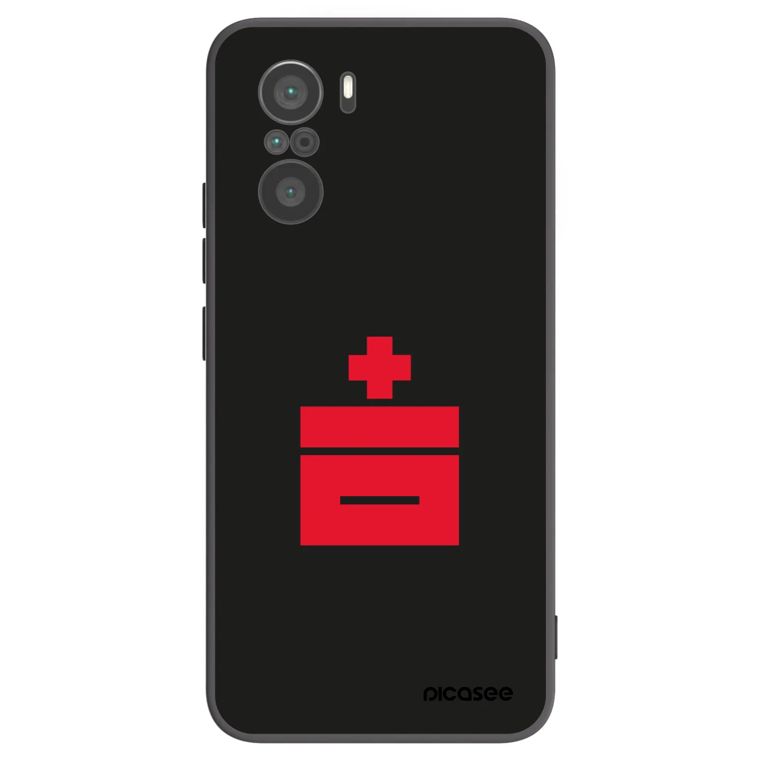 Picasee silikónový čierny obal pre Xiaomi Poco F3 - Le Plastenciaga