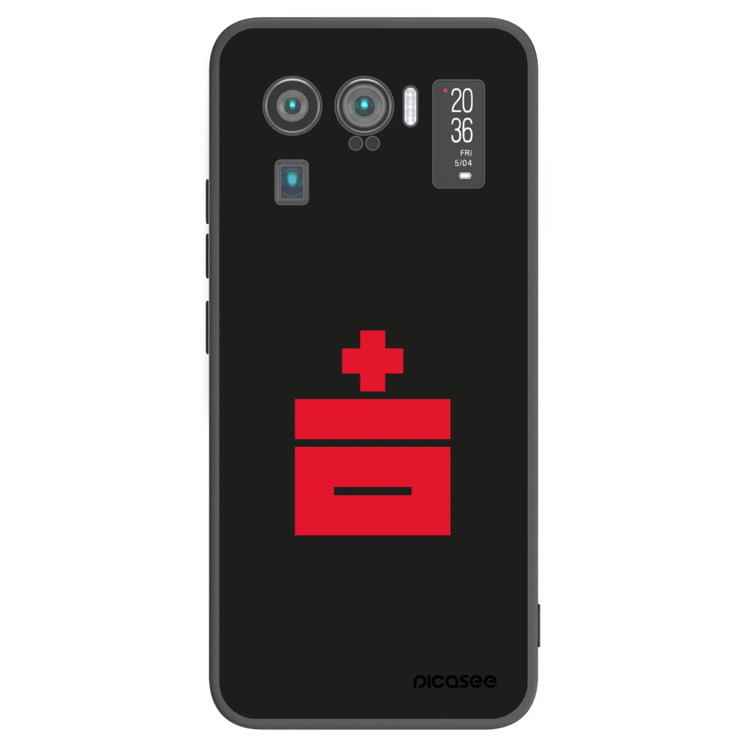 Picasee silikónový čierny obal pre Xiaomi Mi 11 Ultra - Le Plastenciaga