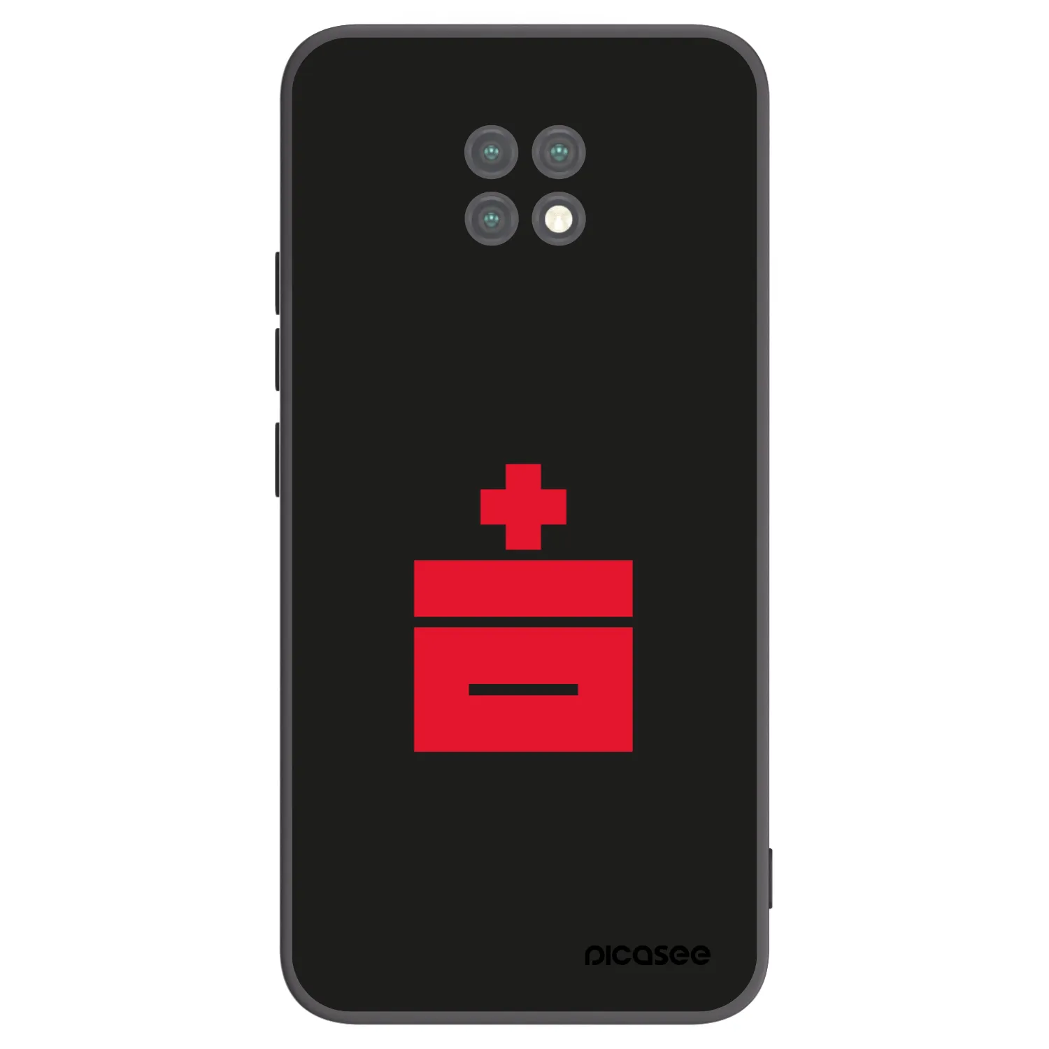 Picasee silikónový čierny obal pre Xiaomi Redmi Note 9T - Le Plastenciaga