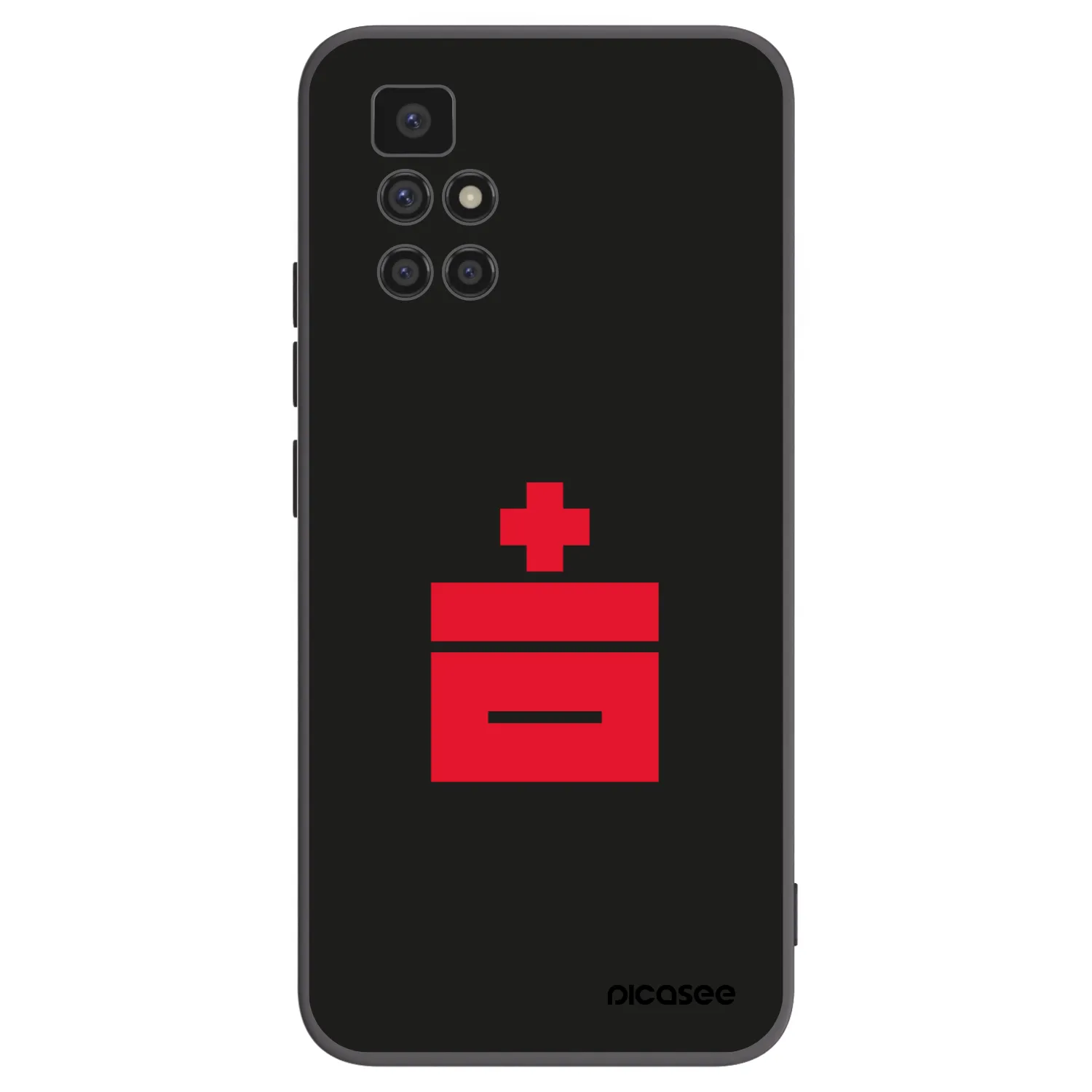 Picasee silikónový čierny obal pre Xiaomi Redmi 10 - Le Plastenciaga