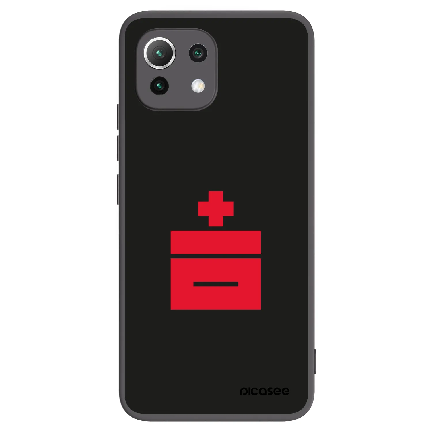 Picasee silikónový čierny obal pre Xiaomi 11 Lite 5G NE - Le Plastenciaga