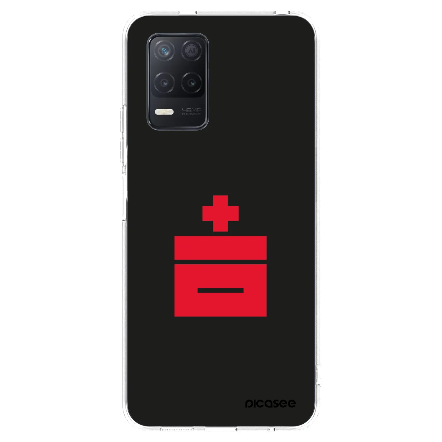 Picasee silikónový prehľadný obal pre Realme 8 5G - Le Plastenciaga